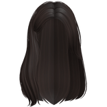Long Soft Graceful Shy Girl Hair (Dark Brown 2)