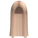 Long Straight Fanned Hime Cut Hair (Blonde)