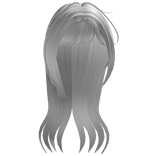 Long Straight Hair - White