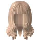 Long Swirly Ends Hair in Blonde