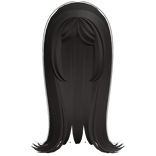 Long Swooped Brown Hair