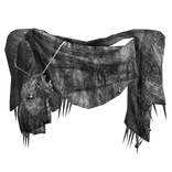 Long White Cross Scarf