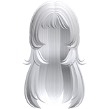 Long White Messy Hair