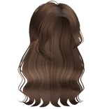 Long Wispy Wavy Hair (Light Brown)