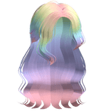 Long Wispy Wavy Hair (Rainbow)