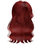 Long Wispy Wavy Hair (Red)