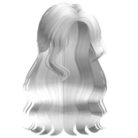 Long Wispy Wavy Hair (White)