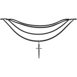 ✅ Longsword Double Layered Necklace