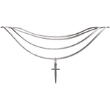 ✅ Longsword Double Layered Necklace