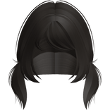 ノ♡ loose emo mini pigtails in choco brown