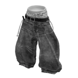 💗 Loose Street Baggy Jeans _ Grey