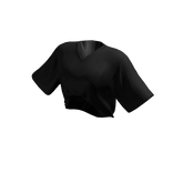 Loose Tucked Shirt (Black)