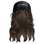 Loose Wavy Hair w/ Cap (Brown)