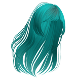 Lost In The Wind Scene Hair (Aqua Mermaid)