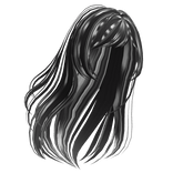 Lost In The Wind Scene Hair (Black and White)