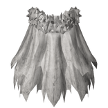 Lost Knight Worn Out Cape - White