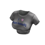 ♥ y2k gray ''leon kennedy'' graphic t-shirt
