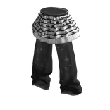 💜 Lovely Layered Star Denim Jeans_Black