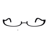 Low eye glasses + Beauty mole *Black*