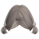 Low Mini Baby Pigtails (Grey)