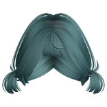 Low Mini Baby Pigtails (Teal)