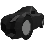 Low Poly Black Car