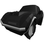 Low Poly Black Car