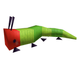low poly bug caterpillar