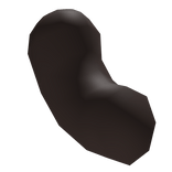 Low Poly Dark Brown/Black Cat Tail