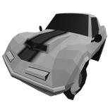 Low Poly Gray Car