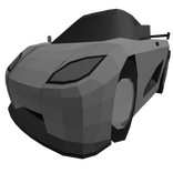 Low Poly Gray City Car