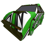 Low Poly Green Car