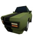 Low Poly Green Car
