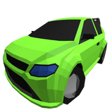 Low Poly Green Car