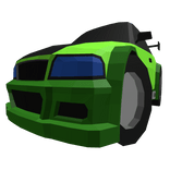 Low Poly Green City Car