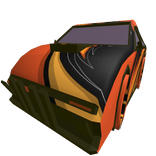 Low Poly Orange Car
