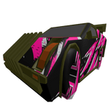Low Poly Pink Car
