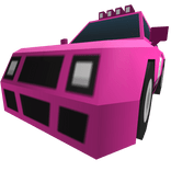Low Poly Pink Car