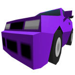 Low Poly Purple Car