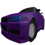 Low Poly Purple Car
