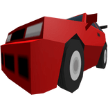 Low Poly Red Car