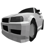 Low Poly White Car