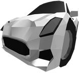 Low Poly White Car