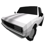 Low Poly White Car