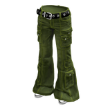 Low Rise Y2K Flared Cargo Pants