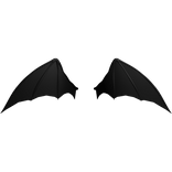 Lower Back Wings Black