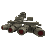 Lowered FAST Tan Tactical Military NVGs (Red)