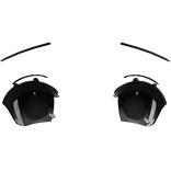 † lowered sad sleepy tired droopy anime eyes black
