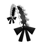 LowPoly Maid Ribbon Lace 