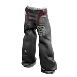 Lowrise Y2K Baggy Pants Black